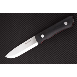 Нож нескладной Bushcraft III black-3725   