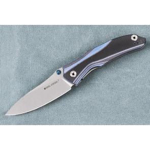 Нож складной E802 Horus black/blue-7432   
